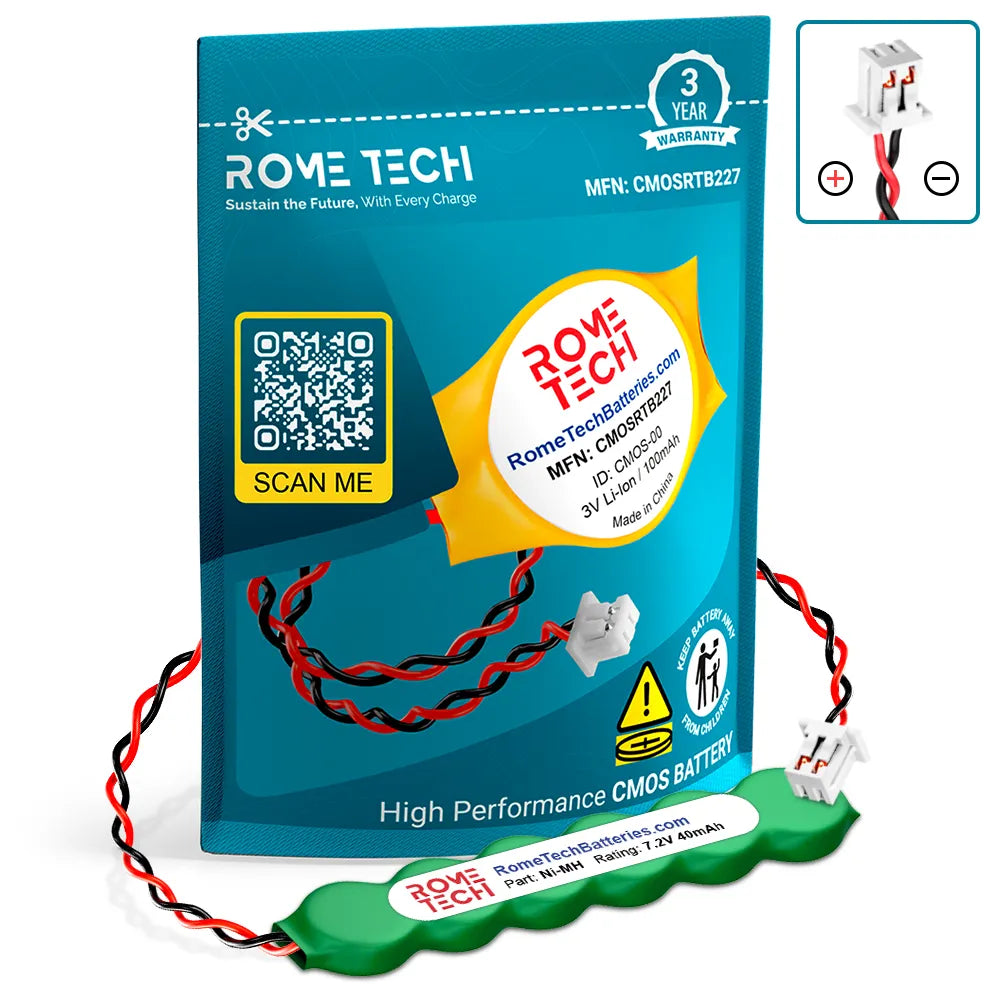 ✩ RTC CMOS Battery for Dell Latitude CPx – Rome Tech