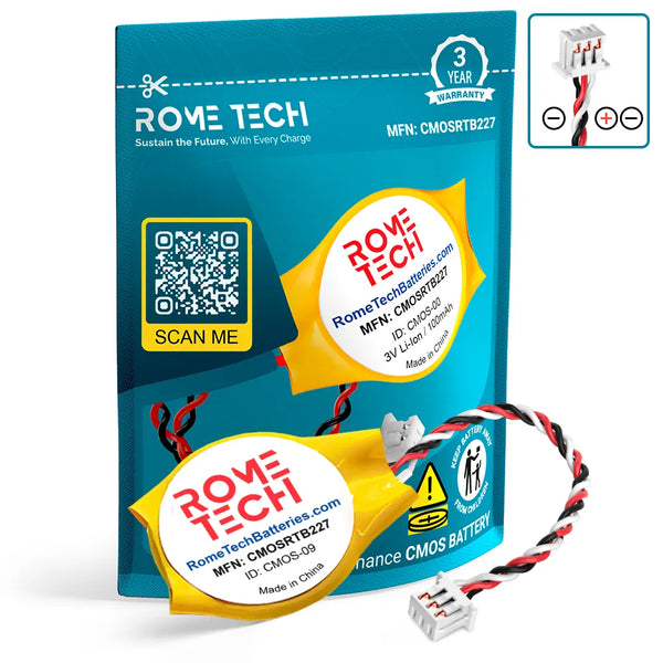 RTC CMOS Battery for Dell Inspiron 1420 / PP26L