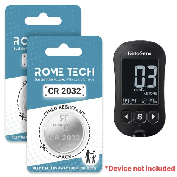 Replacement Battery for KetoSens i-Sens Blood Ketone Monitor