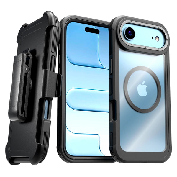 Apple iPhone 17 Air Defender Crystal Case With invisible Magsafe