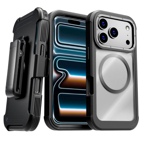 Apple iPhone 17 Pro Max Defender Crystal Case With invisible Magsafe