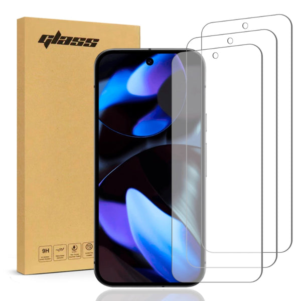 Google Pixel 9 / 9 Pro 6.3" Tempered Glass Screen Protector 3 Per Pack