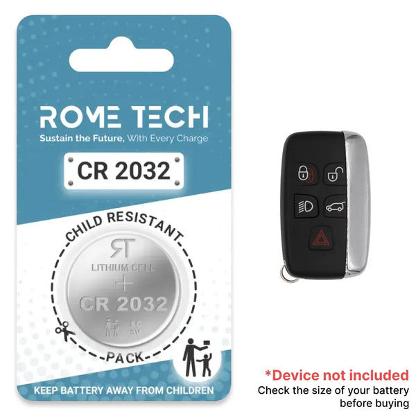Replacement Battery for Key Fob - Land Rover Range Rover Evoque 2011-2018