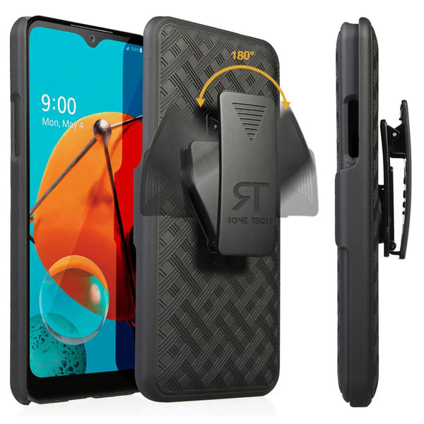 LG K51 Belt Clip Holster Phone Case