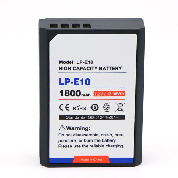 Replacement Battery for Canon Rebel T7 / DS126741 DSLR Camera