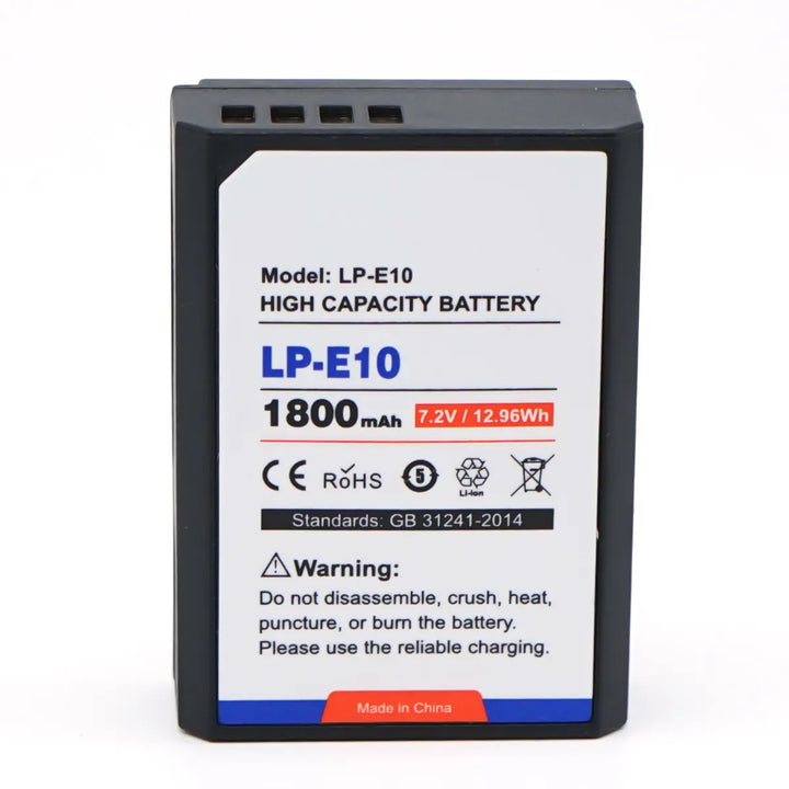 Replacement Battery for Canon EOS Rebel T5 / DS126491 DSLR Camera