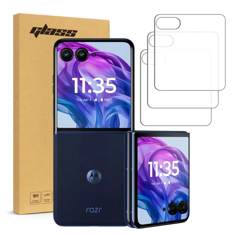 Motorola Razr 50 Ultra / Razr+ Tempered Glass Screen Protector 3 Per P ...