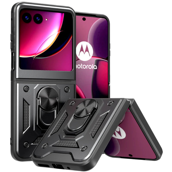 Motorola Razr Plus 2023/Razr 40 Ultra Armor Case with Removable Camera Shutter