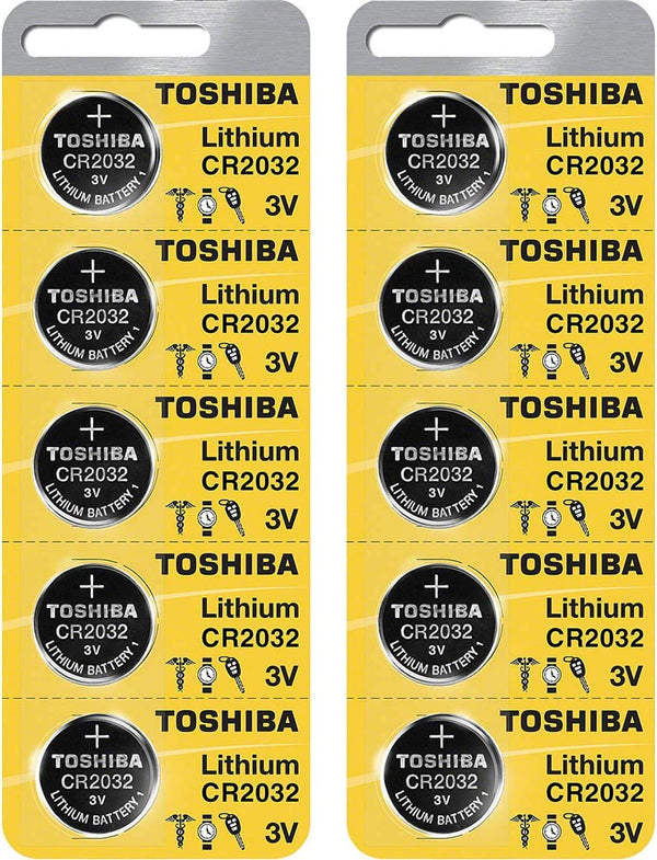 Toshiba CR2032 3V Lithium Coin CMOS Battery (Retail Package) Exp 2030