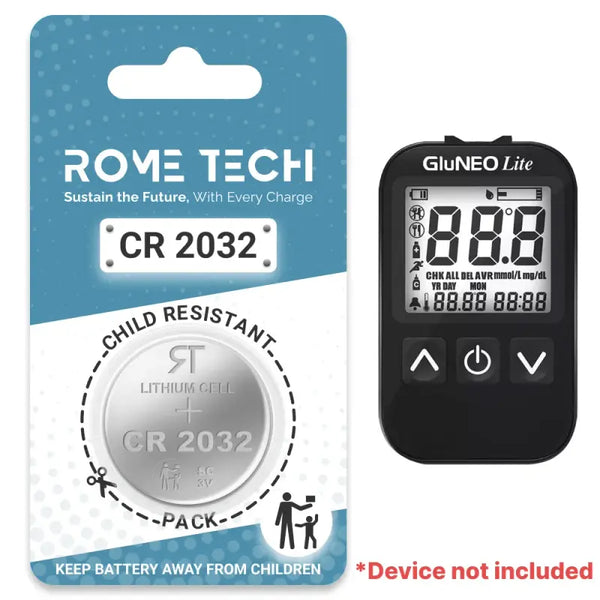 Replacement Battery for GluNEO Lite Blood Glucose Monitor