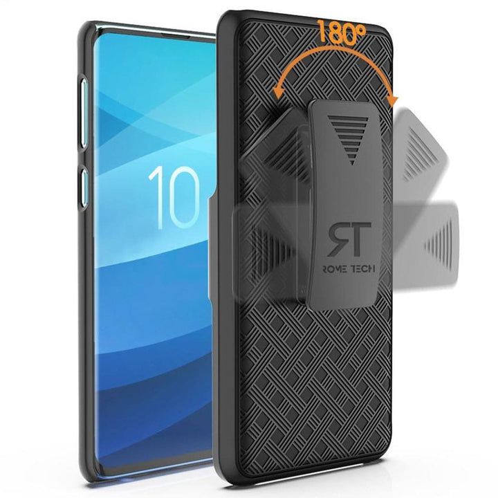 Samsung Galaxy S10 Plus Shell Holster Combo Case freeshipping - Rome Tech Cases